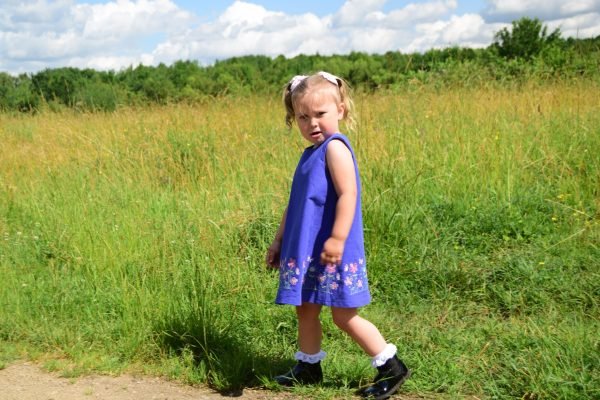 Embroidered Girls Dress