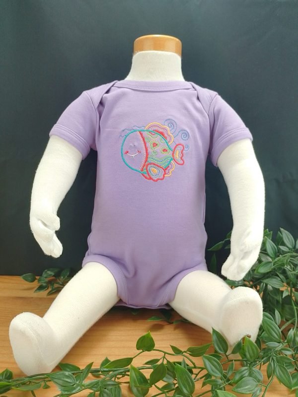 Baby Bodysuit Fish - Image 2