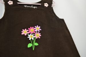 Embroidered Pinafore Dress