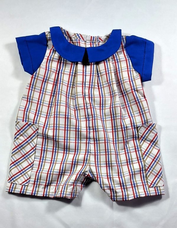 Baby Romper Suit Royal Blue