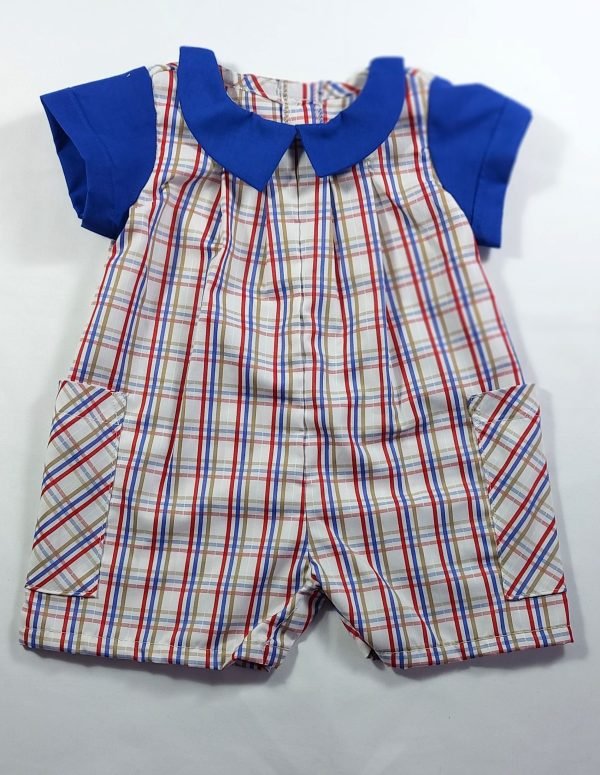 Baby Romper Suit Royal Blue