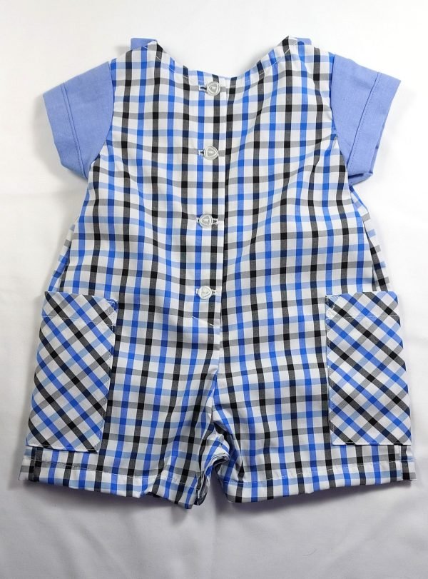 Baby Romper Suit Blue - Image 2