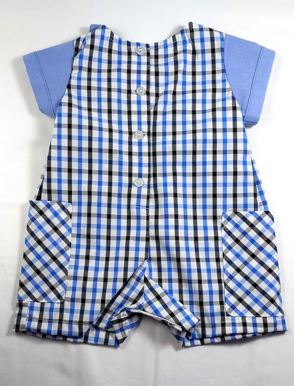 Baby Romper Suit Blue - Image 2