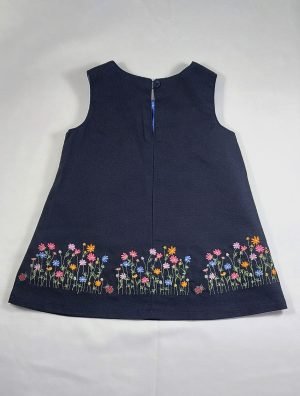 Embroidered A-line baby dress