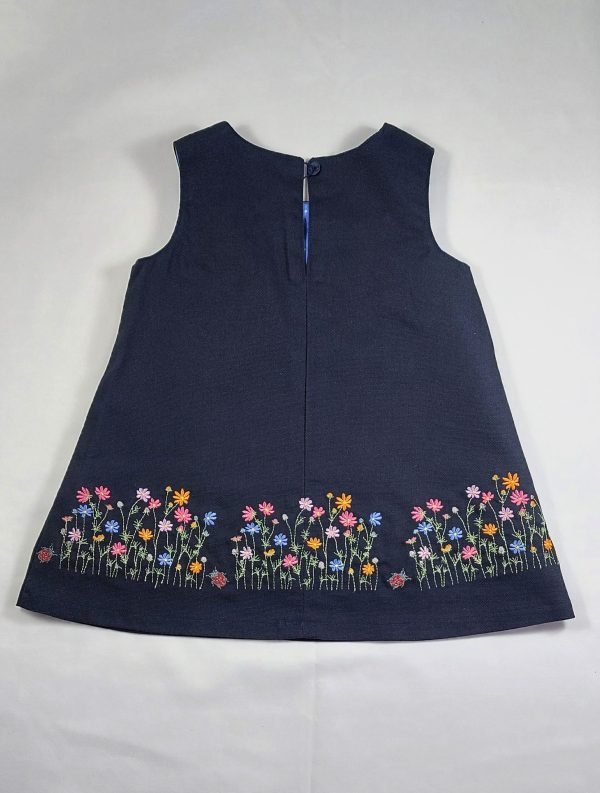 Embroidered A-line baby dress - Image 2