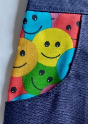 Smiley Dungaree Cotton Drill