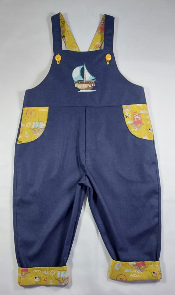 Pirate Dungaree Cotton Drill - Image 6