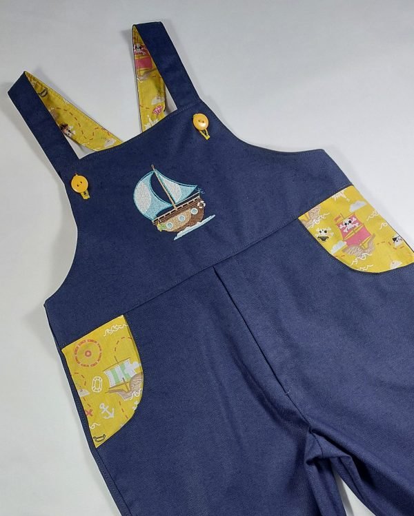 Pirate Dungaree Cotton Drill