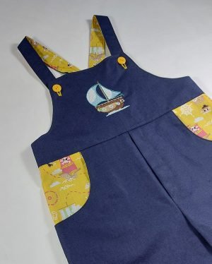 Pirate Dungaree Cotton Drill