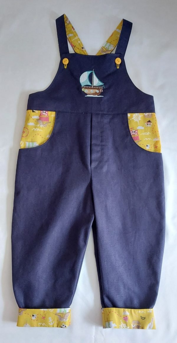 Pirate Dungaree Cotton Drill - Image 6