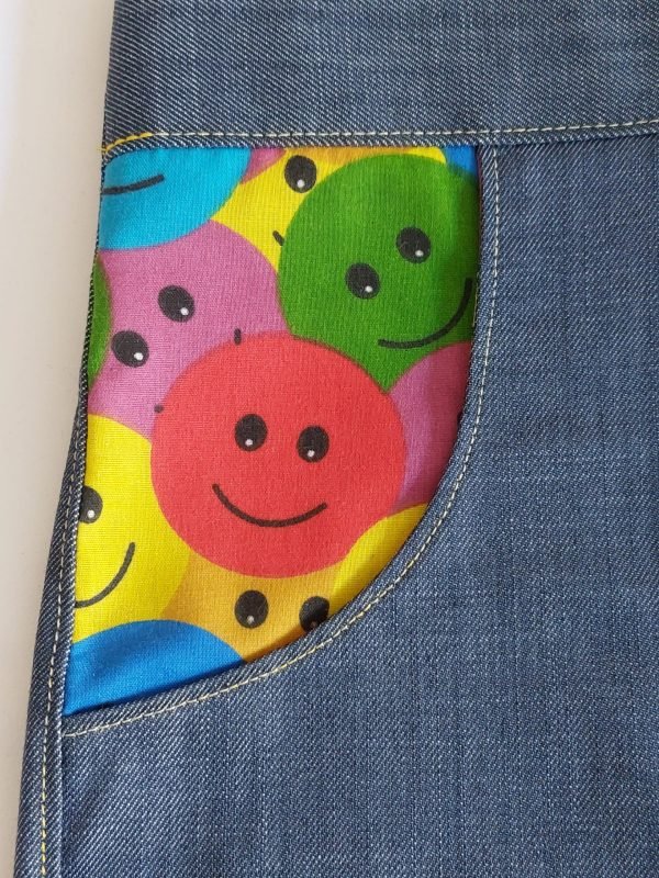 Smiley Dungaree Denim - Image 4