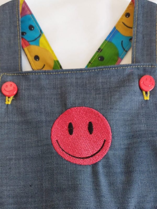 Smiley Dungaree Denim - Image 3