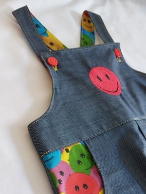 Smiley Dungaree Denim