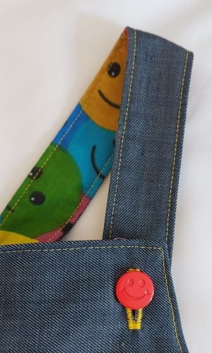 Smiley Dungaree Denim