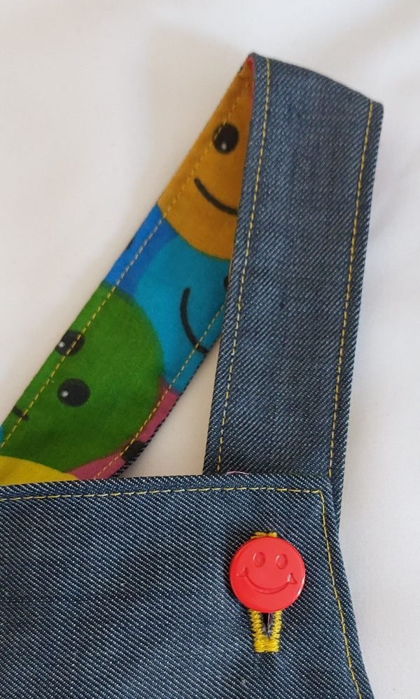 Smiley Dungaree Denim - Image 2